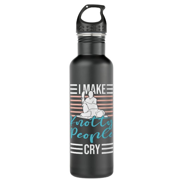 Physiotherapist Chiropractor Osteopath Stainless Steel Water Bottle (Front)