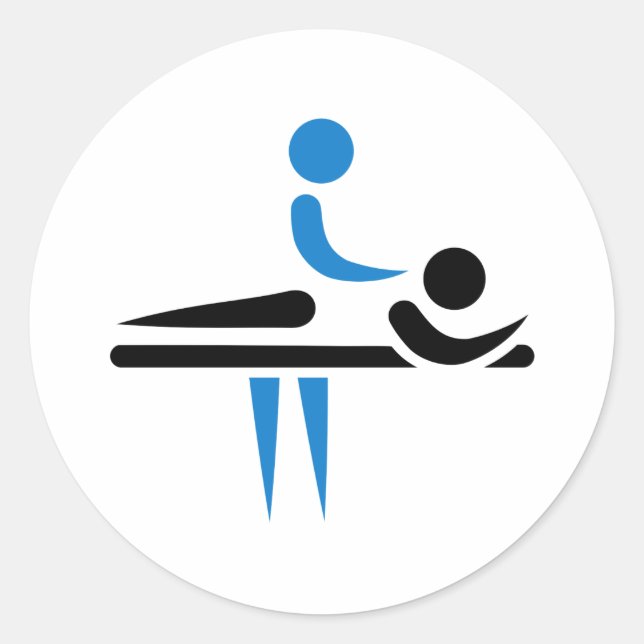 Physiotherapist Classic Round Sticker (Front)
