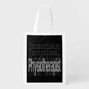Physiotherapist Extraordinaire Grocery Bag