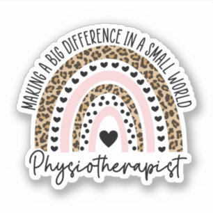 Physiotherapist Physical Therapist Therapy PT Gift Sticker