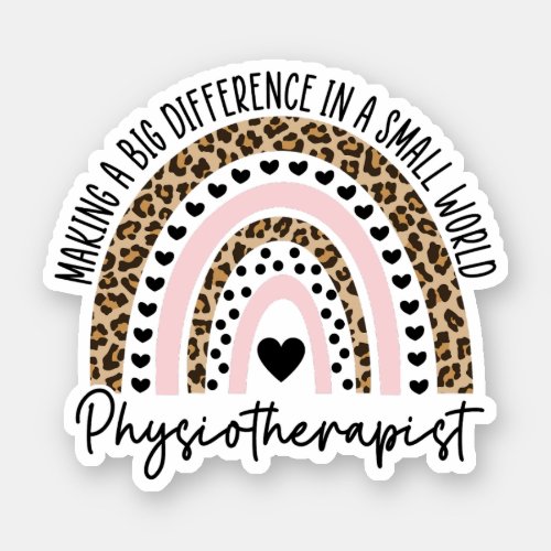 Physiotherapist Physical Therapist Therapy PT Gift Sticker