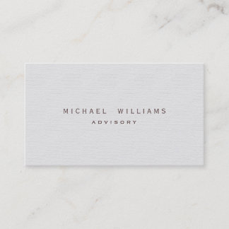 Physiotherapist - Stylish white professional Business Card