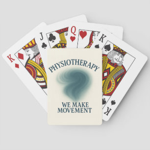 Physiotherapy We Make Movement – Modern Art Poker Cards