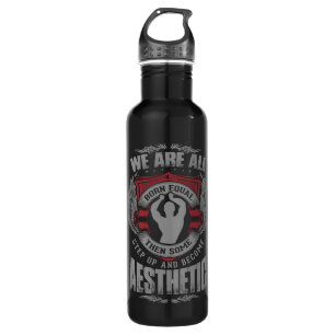 Physique Motivation - Aesthetics - Step Up - Zyzz Water Bottle