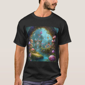"phytasine "Design a whimsical scene of a forest w T-Shirt