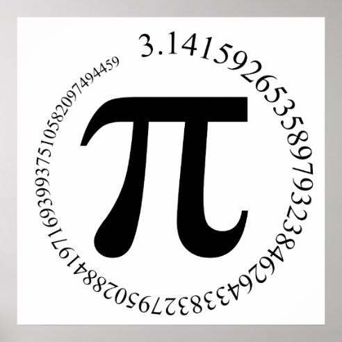 Pi Day Posters & Prints | Zazzle