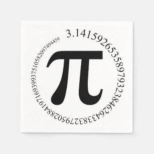 Pi (π) Day Napkins