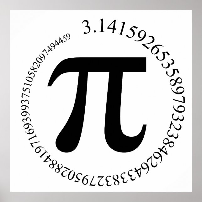 Pi (π) Day Poster (Front)