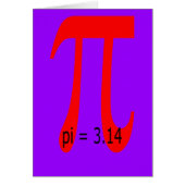 pi = 3,14159265 (Front)