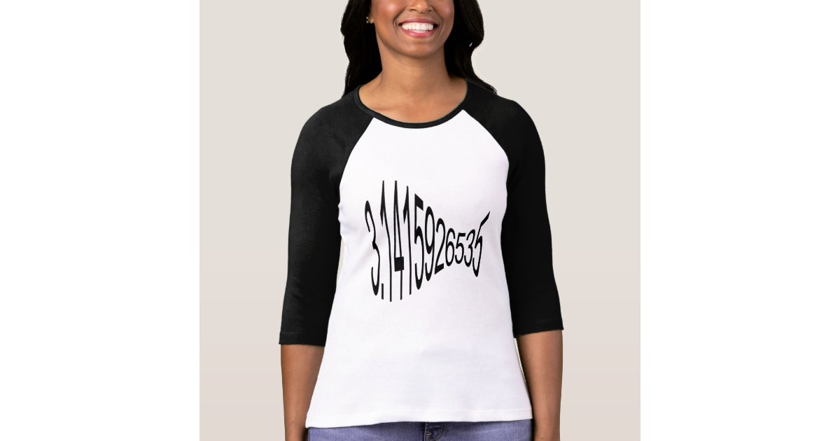 Pi 3 Pi Digits Funny Pi Day T Shirt Zazzle Com