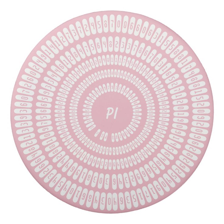 pi= 3.14159 Math Science pi Day Digits Eraser | Zazzle