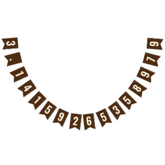 Pi 3.14 Bunting Banner