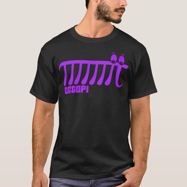 Pi 3,14 Octopi Math Memes bath  T-Shirt (Front)