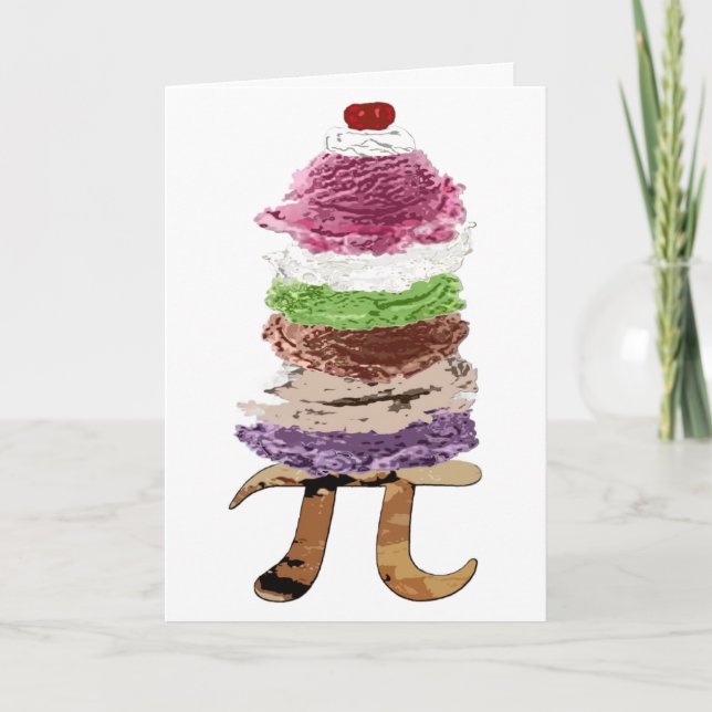 Pi a la Mode Card (Front)