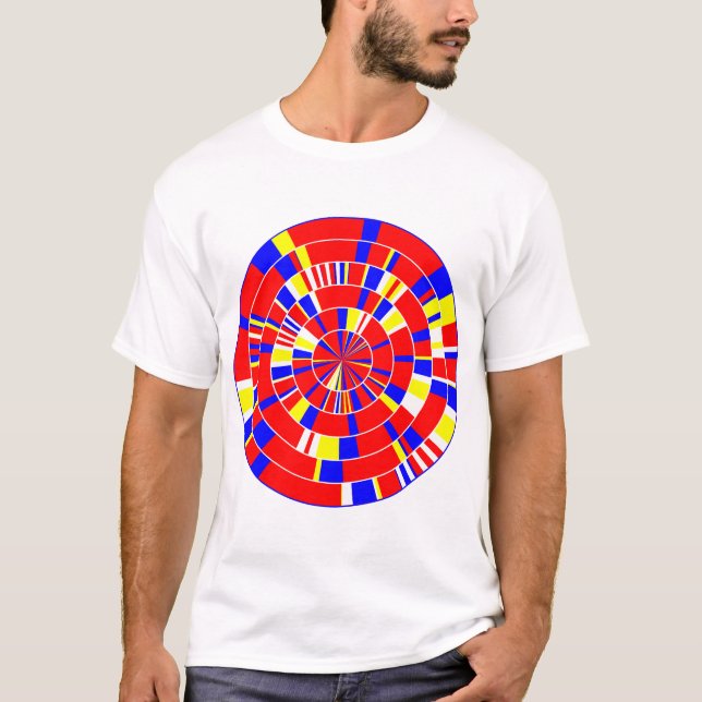 Pi Abstract 01 T-Shirt (Front)