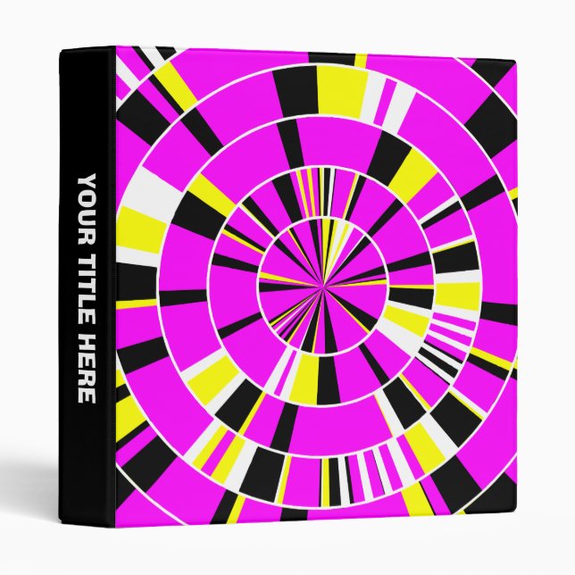 Pi Abstract 03 (1in) 3 Ring Binder (Front/Spine)