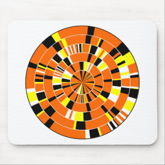 Pi Abstract 04 - On White Mouse Pad