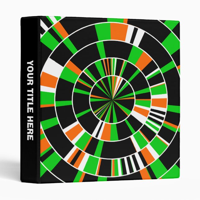 Pi Abstract 06 (1in) 3 Ring Binder (Front/Spine)