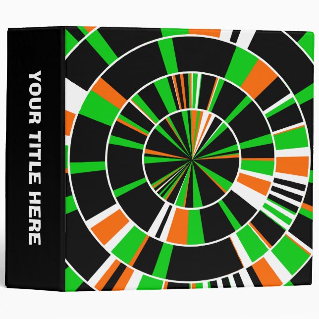 Pi Abstract 06 (2in) 3 Ring Binder (Front/Spine)