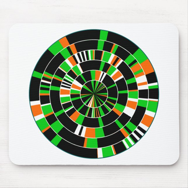 Pi Abstract 06 - On White Mouse Pad (Front)