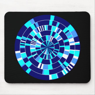 Pi Abstract 07 - On Black Mouse Pad