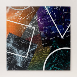 Pi Abstract: Mathematical Art Puzzle
