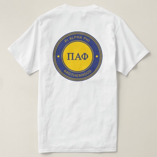 Pi Alpha Phi  Badge T_Shirt