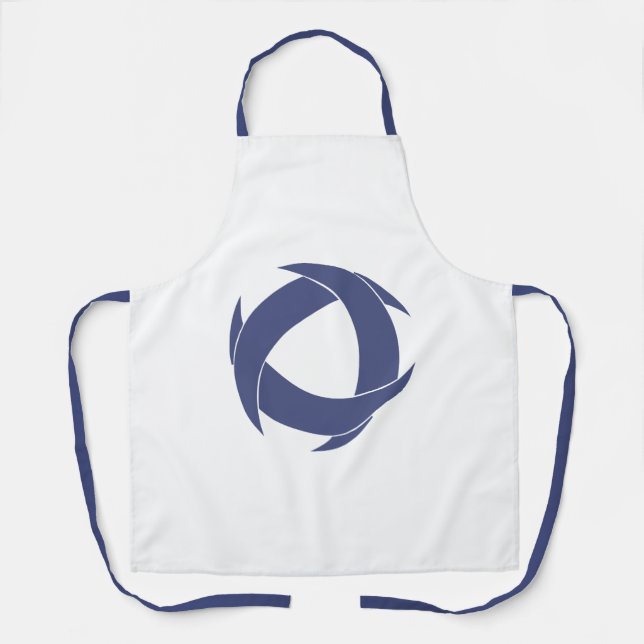 Pi Alpha Phi Fraternity Dynamic Circular Logo Apron (Front)