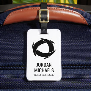 Pi Alpha Phi Fraternity Dynamic Circular Logo Luggage Tag