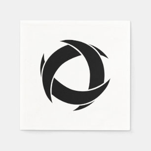 Pi Alpha Phi Fraternity Dynamic Circular Logo Napkins