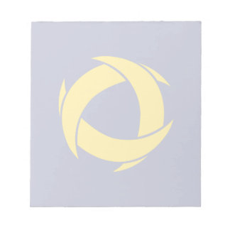 Pi Alpha Phi Fraternity Dynamic Circular Logo Notepad