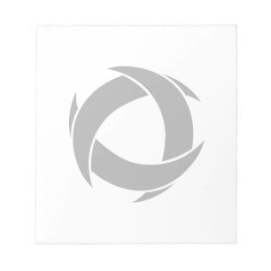 Pi Alpha Phi Fraternity Dynamic Circular Logo Notepad