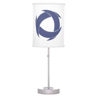 Pi Alpha Phi Fraternity Dynamic Circular Logo Table Lamp