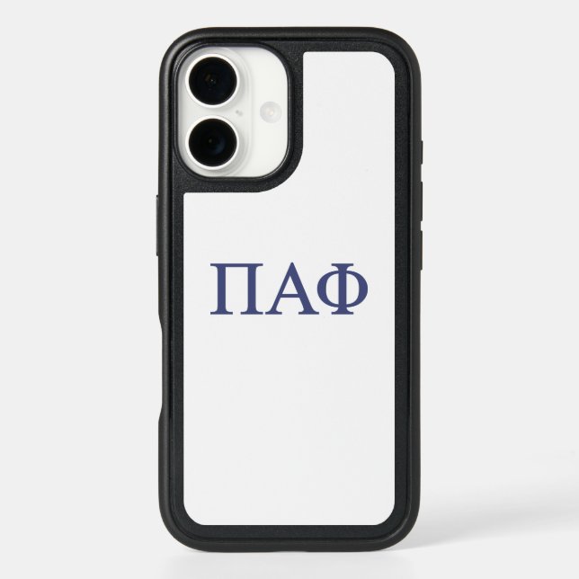 Pi Alpha Phi Fraternity Greek Letters Logo Otterbox iPhone Case (Back)