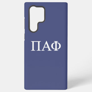 Pi Alpha Phi Fraternity Greek Letters Logo Samsung Galaxy S22 Ultra Case
