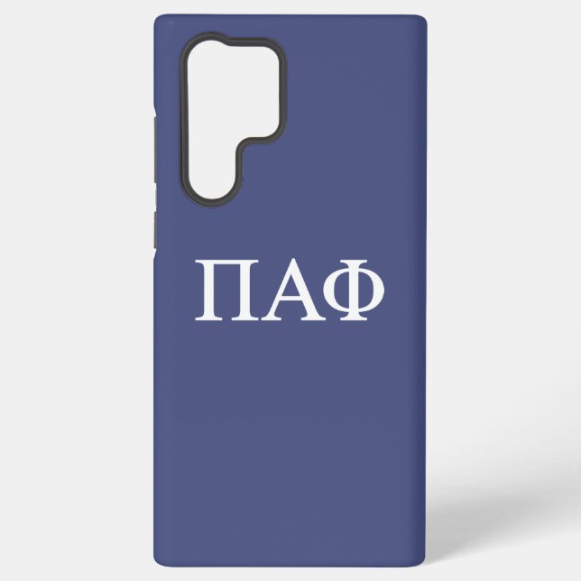 Pi Alpha Phi Fraternity Greek Letters Logo Samsung Galaxy Case (Back)