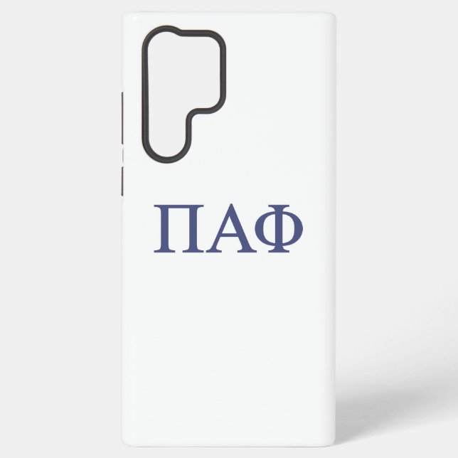 Pi Alpha Phi Fraternity Greek Letters Logo Samsung Galaxy Case (Back)