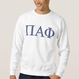 Pi Alpha Phi Fraternity Greek Letters Logo Sweatshirt