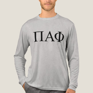 Pi Alpha Phi Fraternity Greek Letters Logo Tri-Blend Shirt