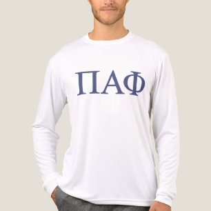 Pi Alpha Phi Fraternity Greek Letters Logo Tri-Blend Shirt