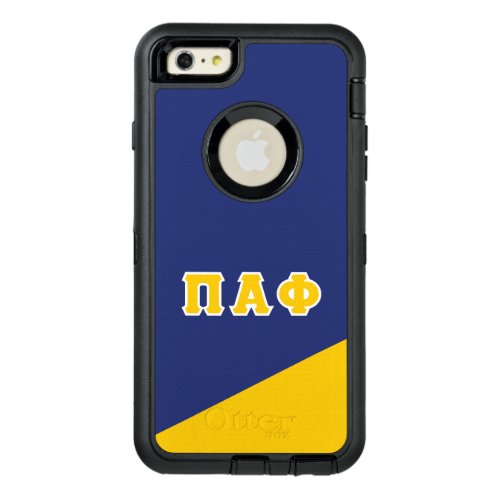 Pi Alpha Phi  Greek Letters OtterBox Defender iPhone Case