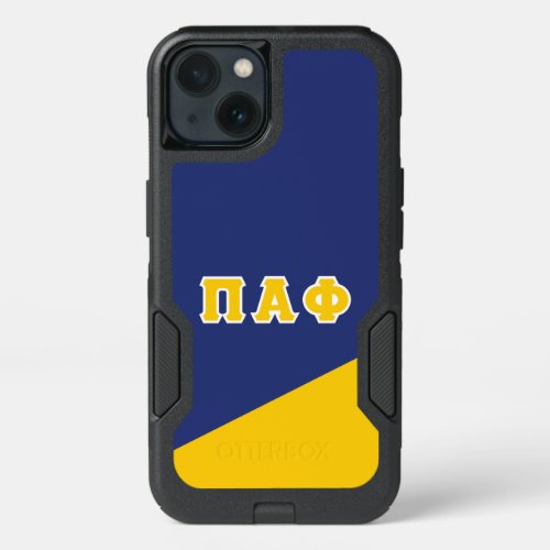 Pi Alpha Phi  Greek Letters iPhone 13 Case