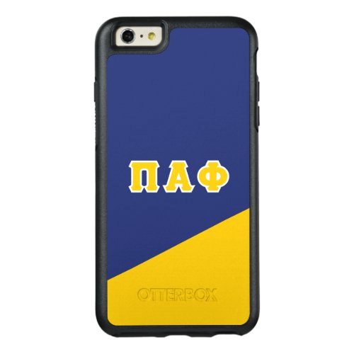 Pi Alpha Phi  Greek Letters OtterBox iPhone 66s Plus Case