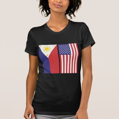 PI and US Flags T_Shirt