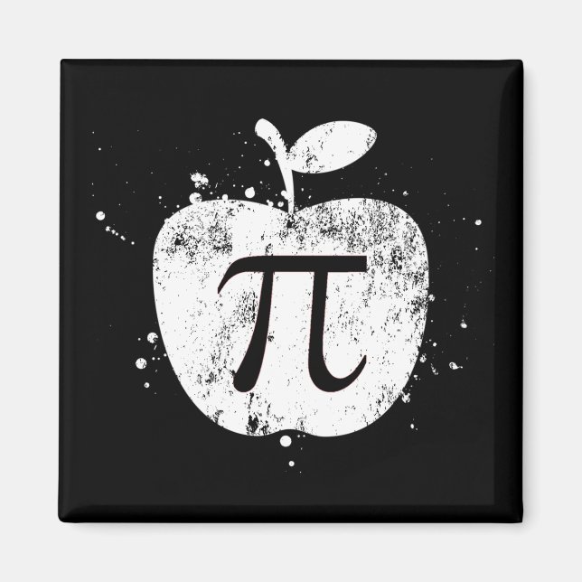 Pi Apple Pie Funny Magnet (Front)