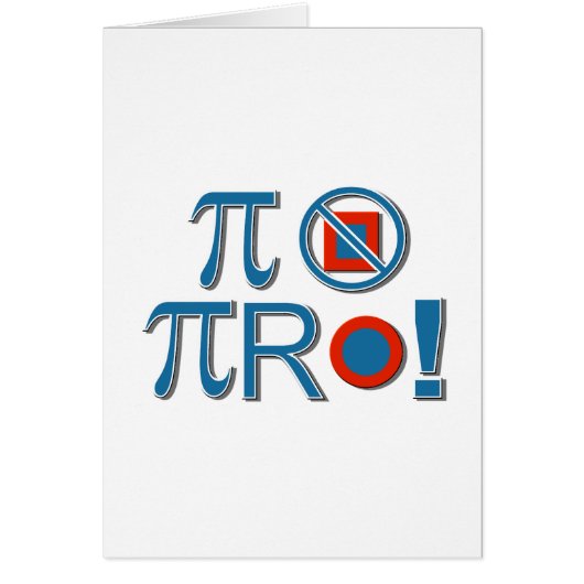 Pi Are Not Square! Cards (Front)