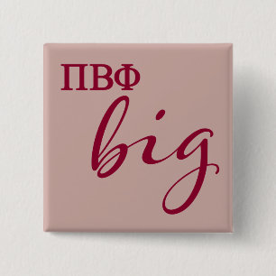 Pi Beta Phi Big Script Button