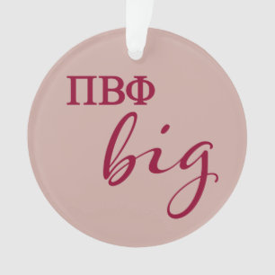 Pi Beta Phi Big Script Ornament