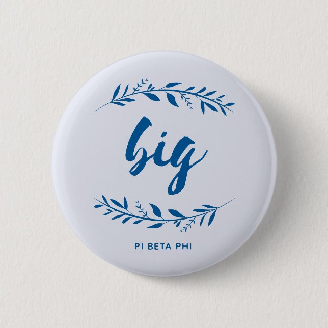 Pi Beta Phi Big Wreath Button (Front)