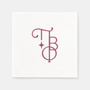 Pi Beta Phi Elegant Greek Letters Napkins